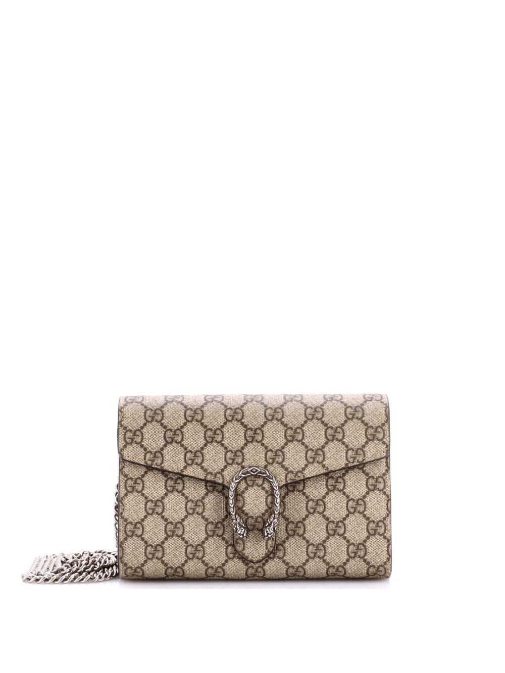Gucci Dionysus Chain Wallet Gg Coated #364438G14B